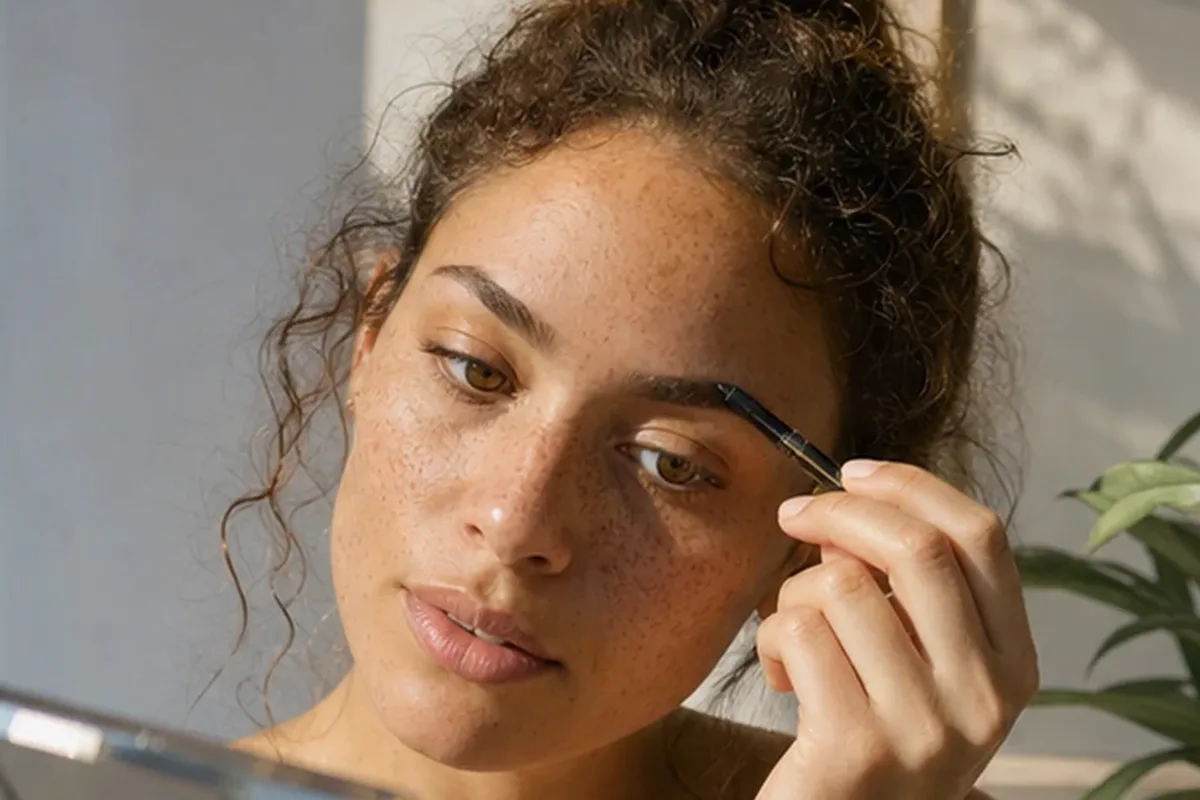 Authentischer Wohlfühlmoment passend zum Beauty-Thema Skin Tint für empfindliche Haut