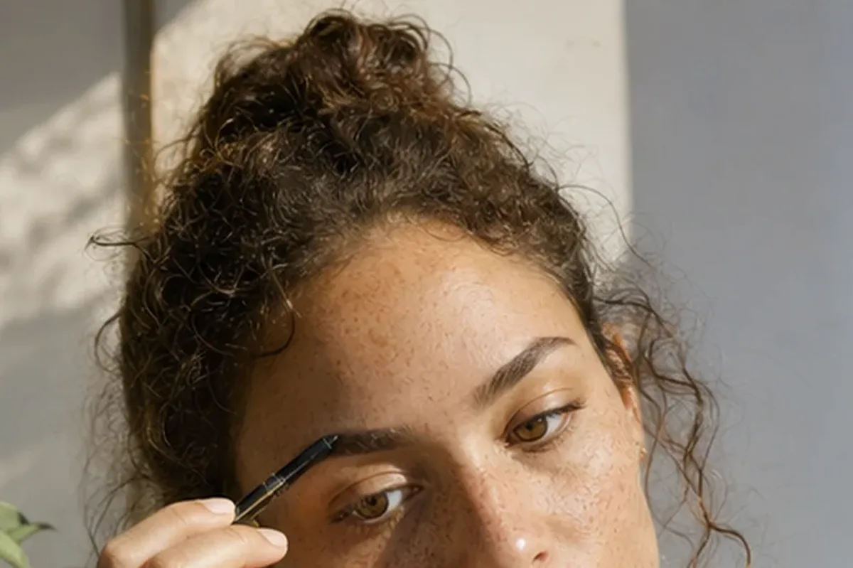 Authentischer Wohlfühlmoment passend zum Beauty-Thema Highlighter für reife Haut