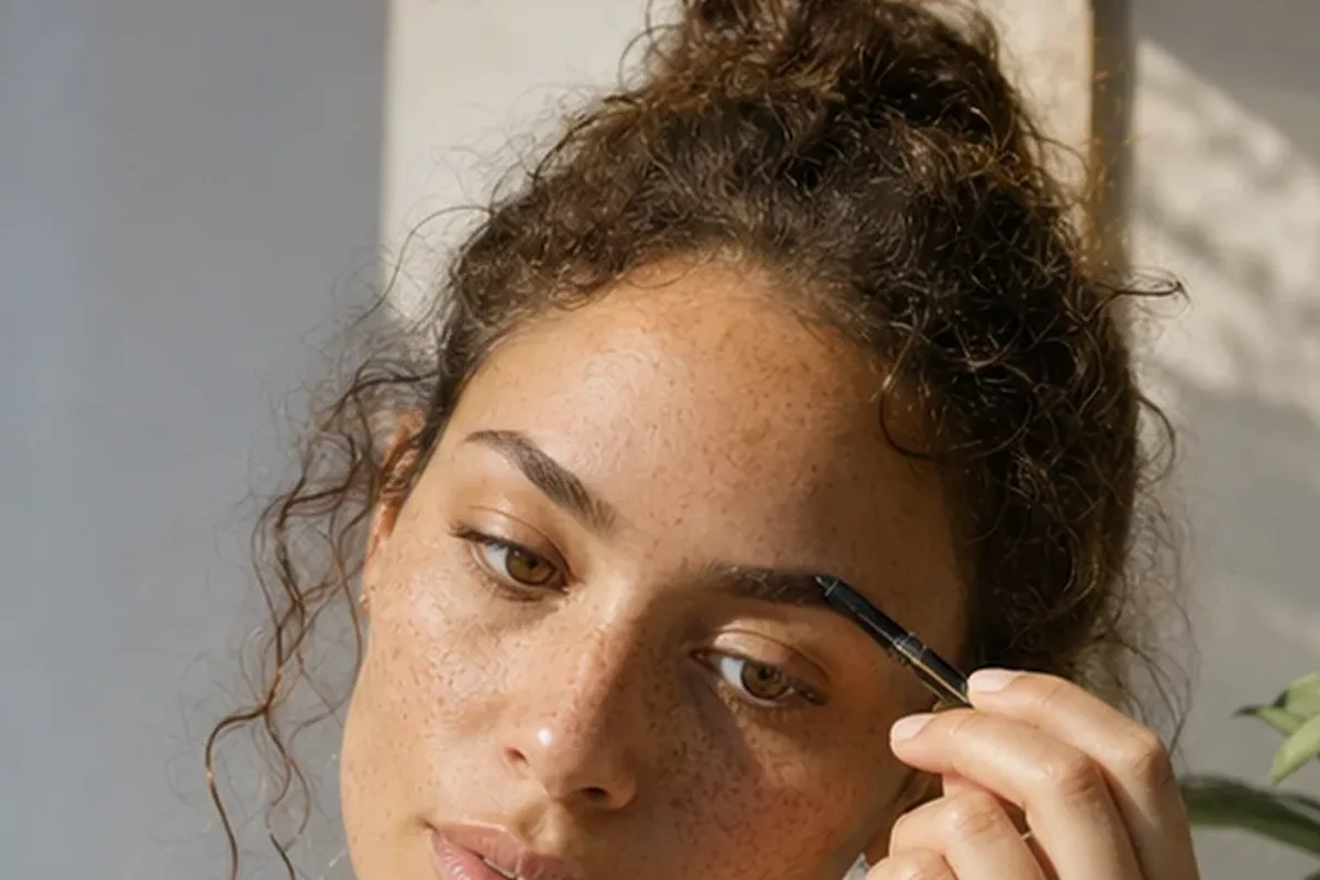 Authentischer Wohlfühlmoment passend zum Beauty-Thema Rouge für reife Haut
