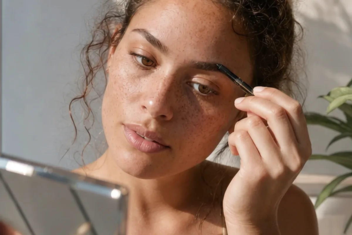 Redaktionelle Detailaufnahme zur Orientierung bei Foundation für einen natürlichen Look