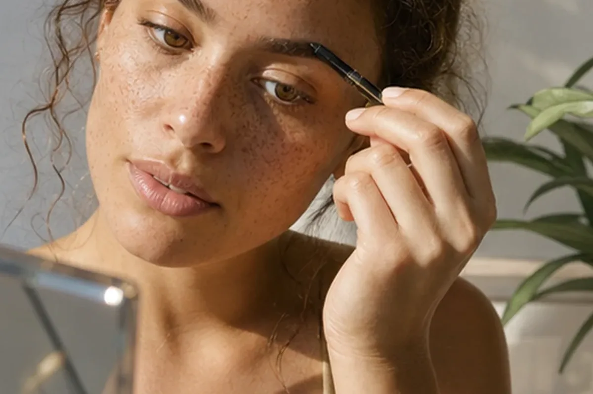 Redaktionelle Detailaufnahme zur Orientierung bei Mascara für reife Haut