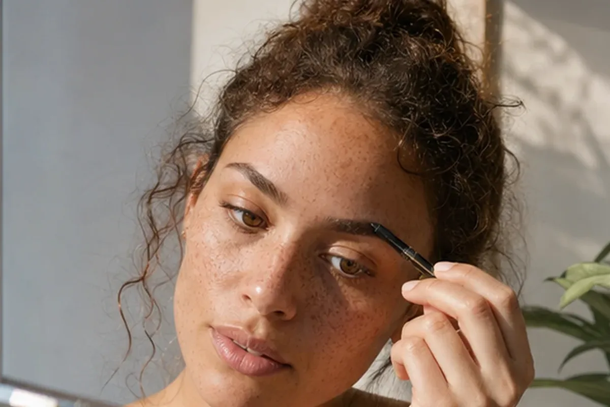 Emotionaler und authentischer Anwendungsmoment rund um Highlighter bei Rötungen
