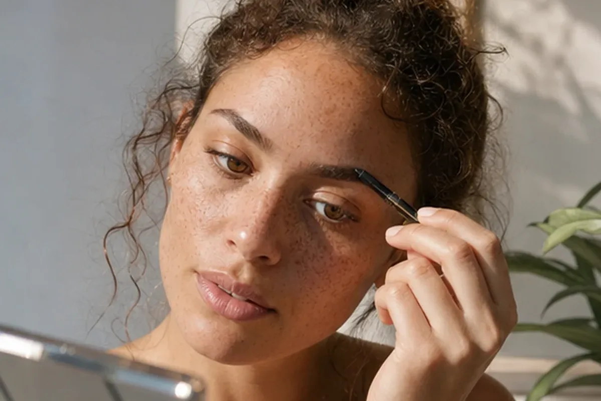 Emotionaler und authentischer Anwendungsmoment rund um Highlighter für langen Halt