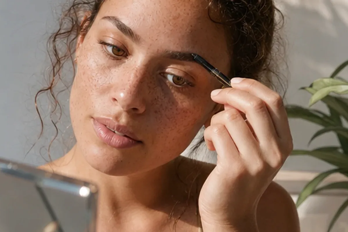 Redaktioneller Beauty-Moment zur Ausgangslage bei Rouge bei großen Poren