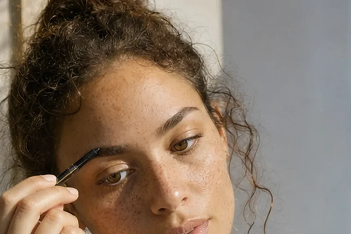 Authentischer Wohlfühlmoment passend zum Beauty-Thema Skin Tint bei großen Poren