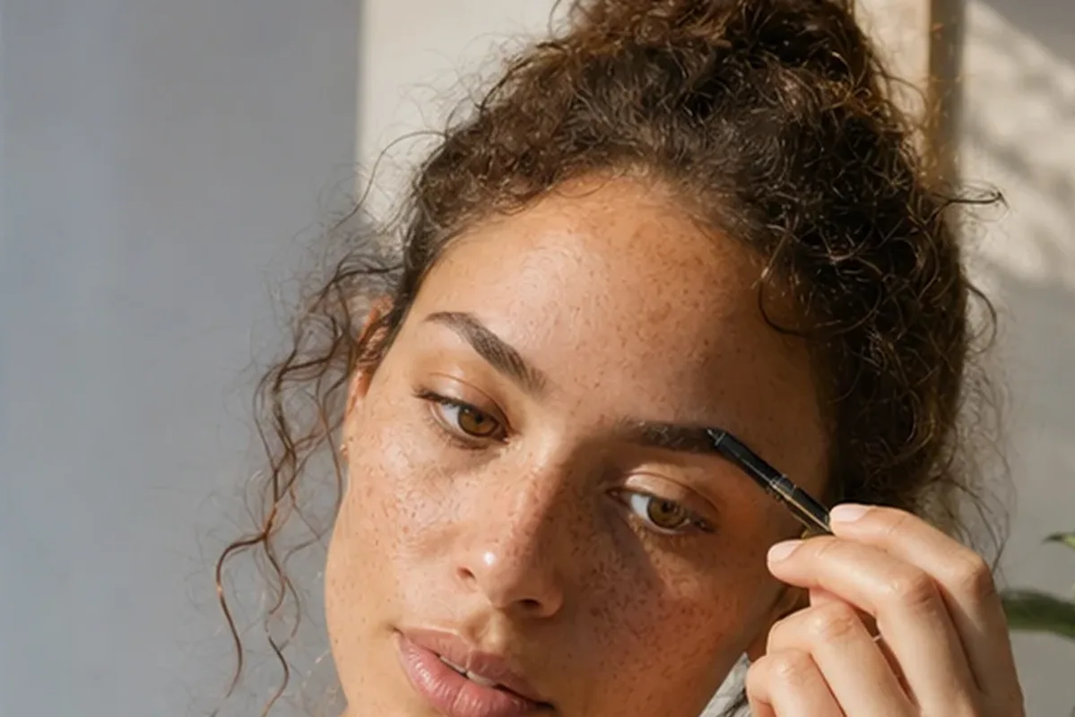Emotionaler und authentischer Anwendungsmoment rund um Puder für ölige Haut