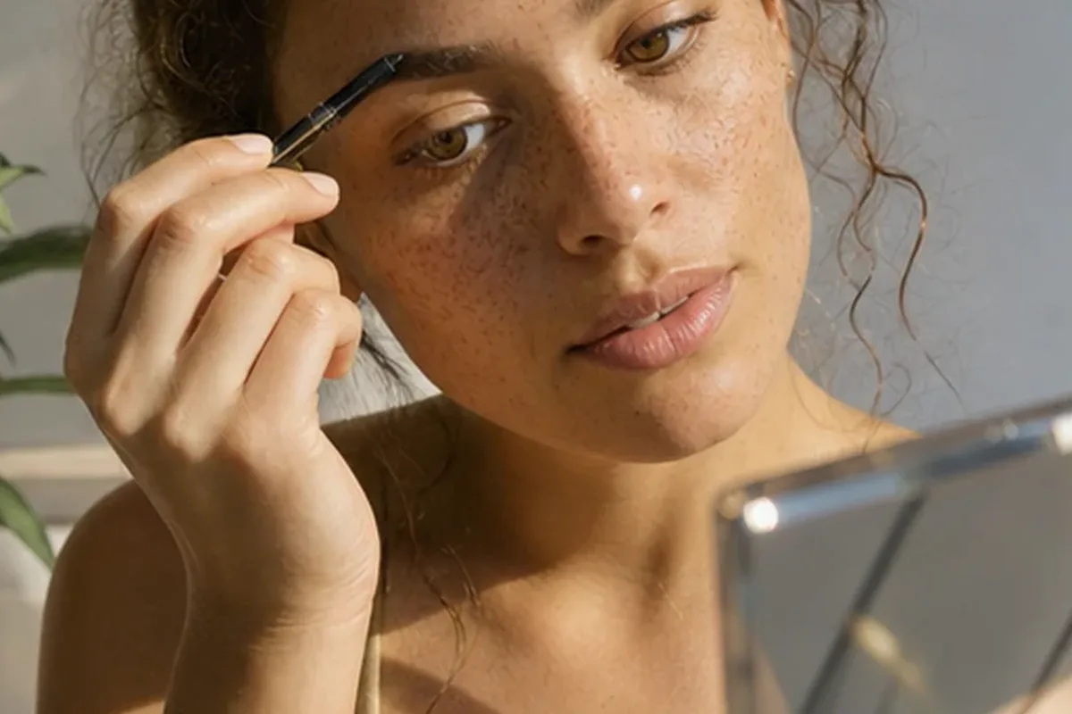 Authentische Beauty-Routine passend zum Thema Puder bei Rötungen