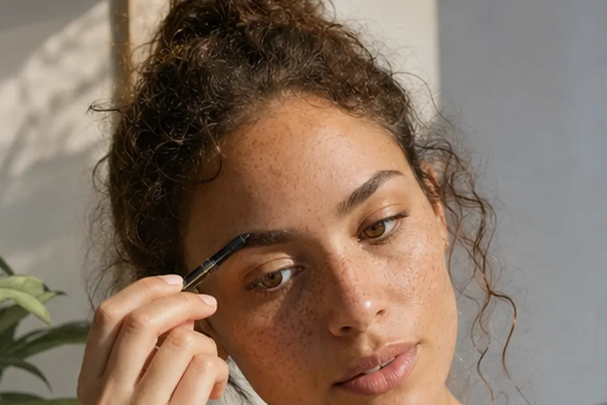Redaktioneller Beauty-Moment zur Ausgangslage bei Make-up-Pinsel für trockene Haut