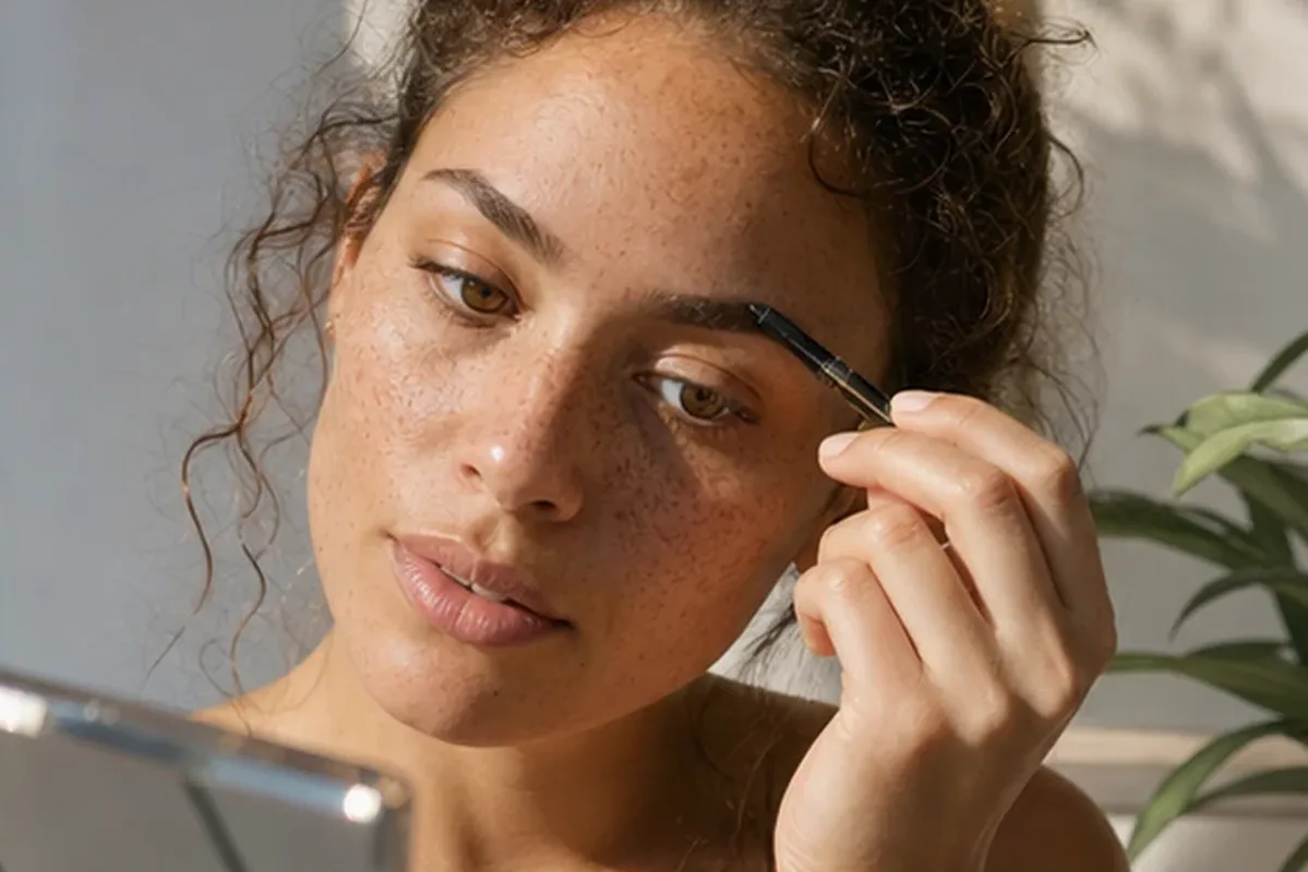 Redaktioneller Beauty-Moment zur Ausgangslage bei Setting Spray für einen natürlichen Look