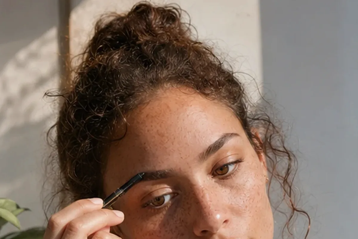 Authentische Beauty-Routine passend zum Thema Puder für ölige Haut
