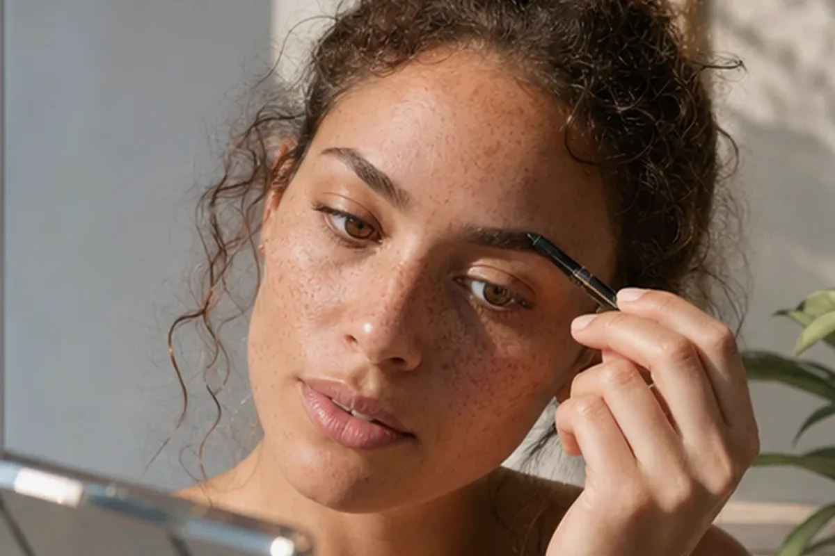 Authentischer Wohlfühlmoment passend zum Beauty-Thema Eyeliner für langen Halt