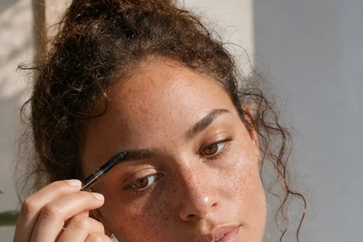Authentischer Wohlfühlmoment passend zum Beauty-Thema Setting Spray für empfindliche Haut