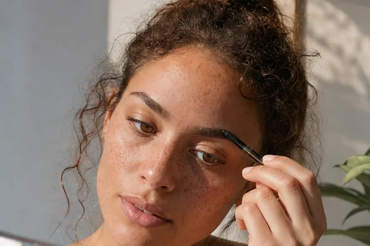 Redaktioneller Beauty-Moment zur Ausgangslage bei Make-up-Pinsel für trockene Haut