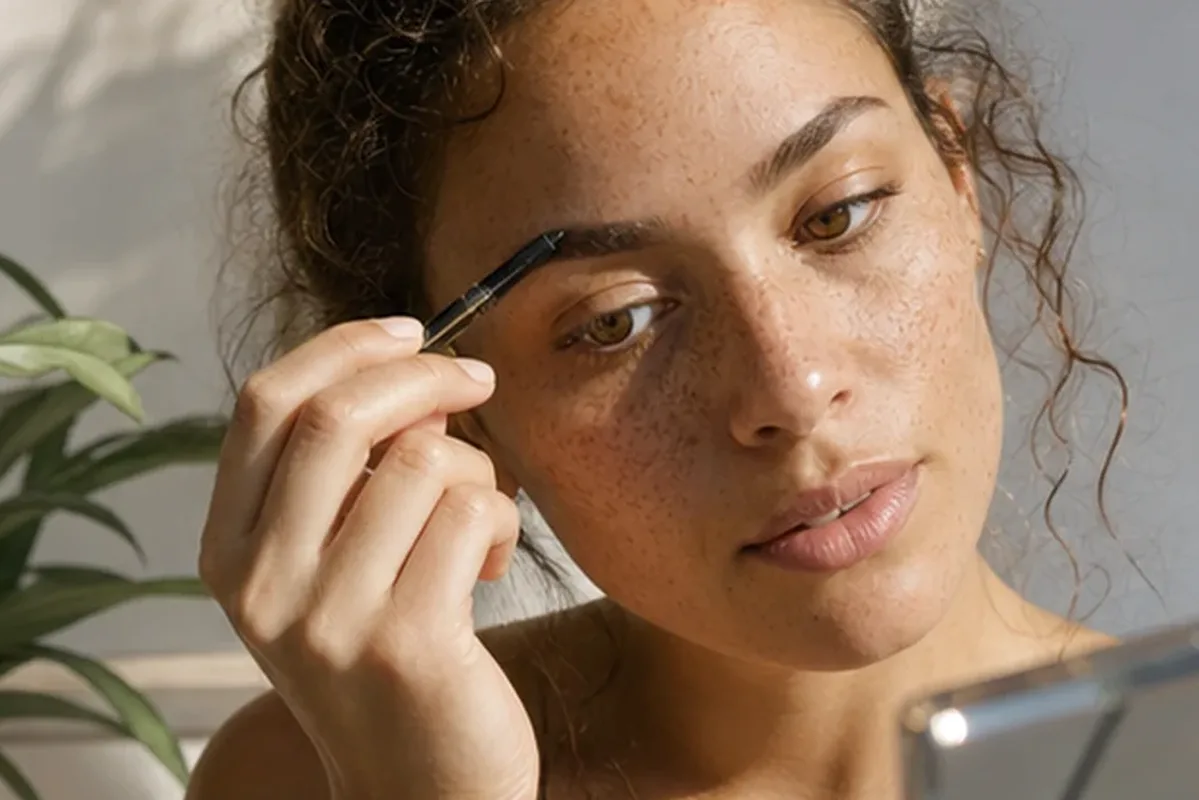 Authentischer Wohlfühlmoment passend zum Beauty-Thema Foundation für einen natürlichen Look