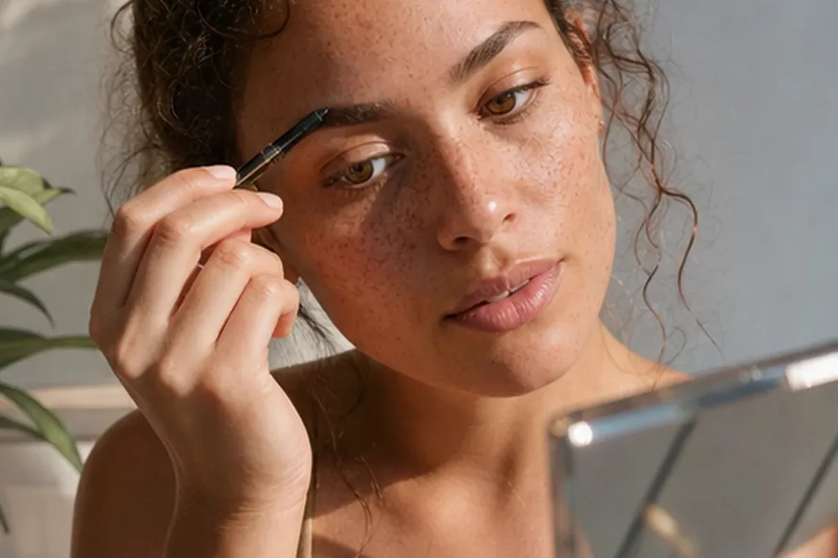 Authentische Beauty-Routine passend zum Thema Foundation für trockene Haut