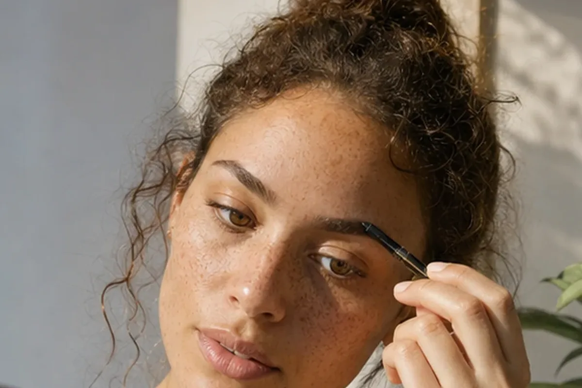 Authentische Beauty-Routine passend zum Thema Puder bei großen Poren