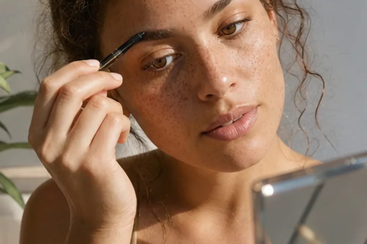 Redaktioneller Beauty-Moment zur Ausgangslage bei Lidschatten für langen Halt