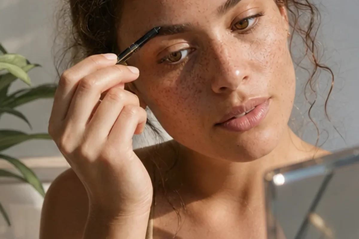 Emotionaler und authentischer Anwendungsmoment rund um Concealer für trockene Haut