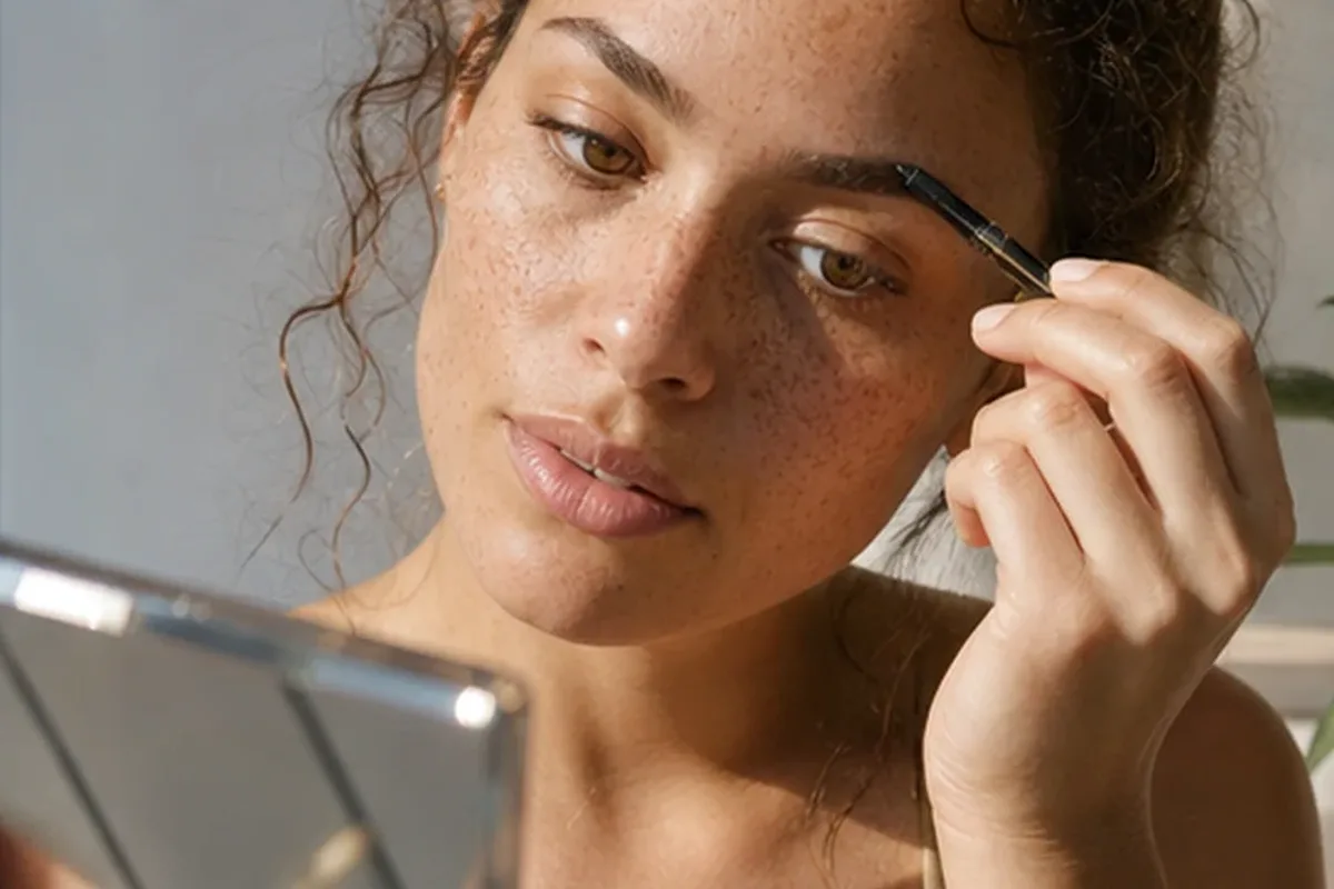 Authentische Beauty-Routine passend zum Thema Puder bei Rötungen
