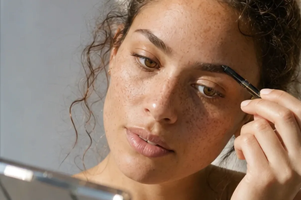 Redaktionelle Detailaufnahme zur Orientierung bei Lidschatten für empfindliche Haut