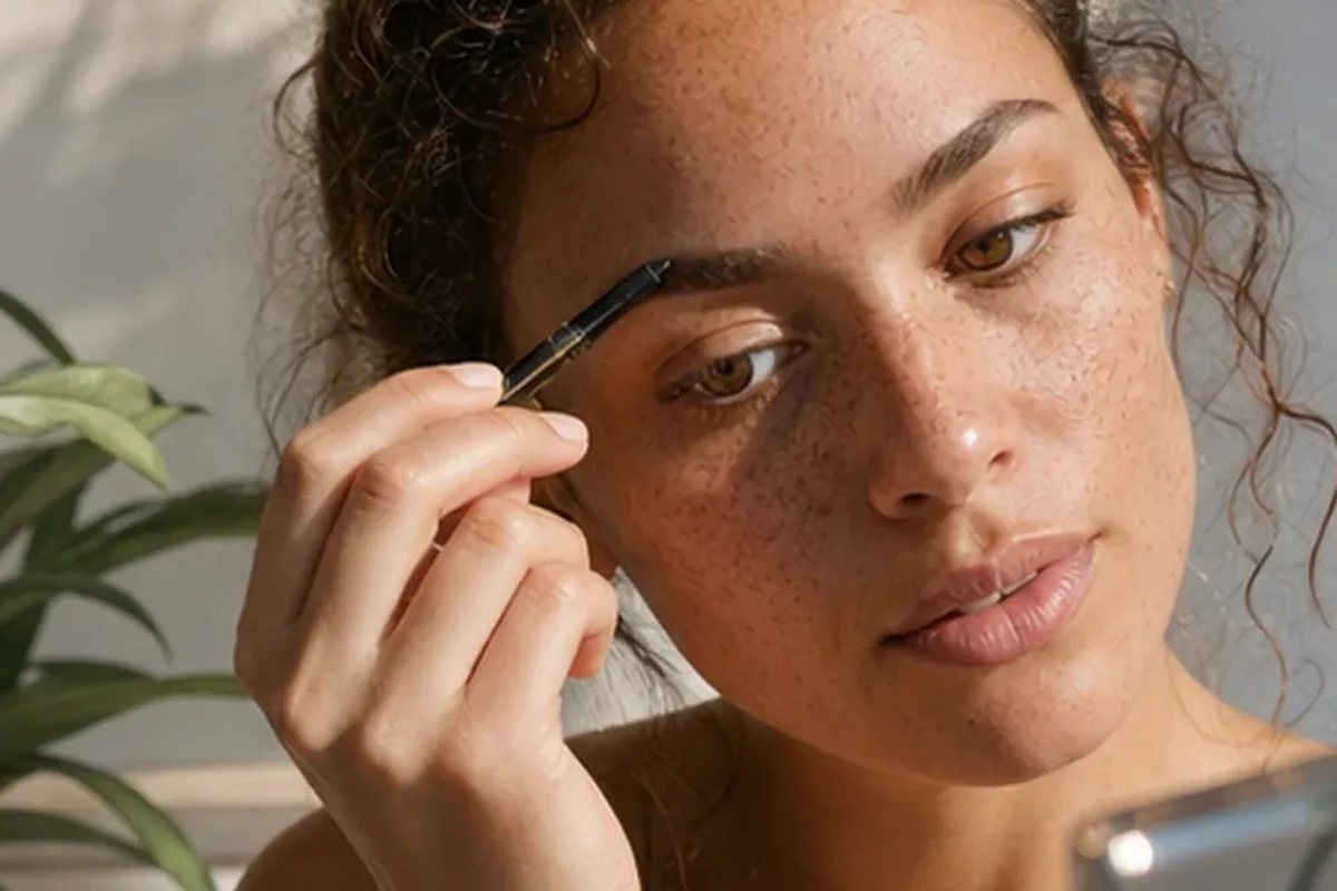 Emotionaler und authentischer Anwendungsmoment rund um Highlighter bei Rötungen