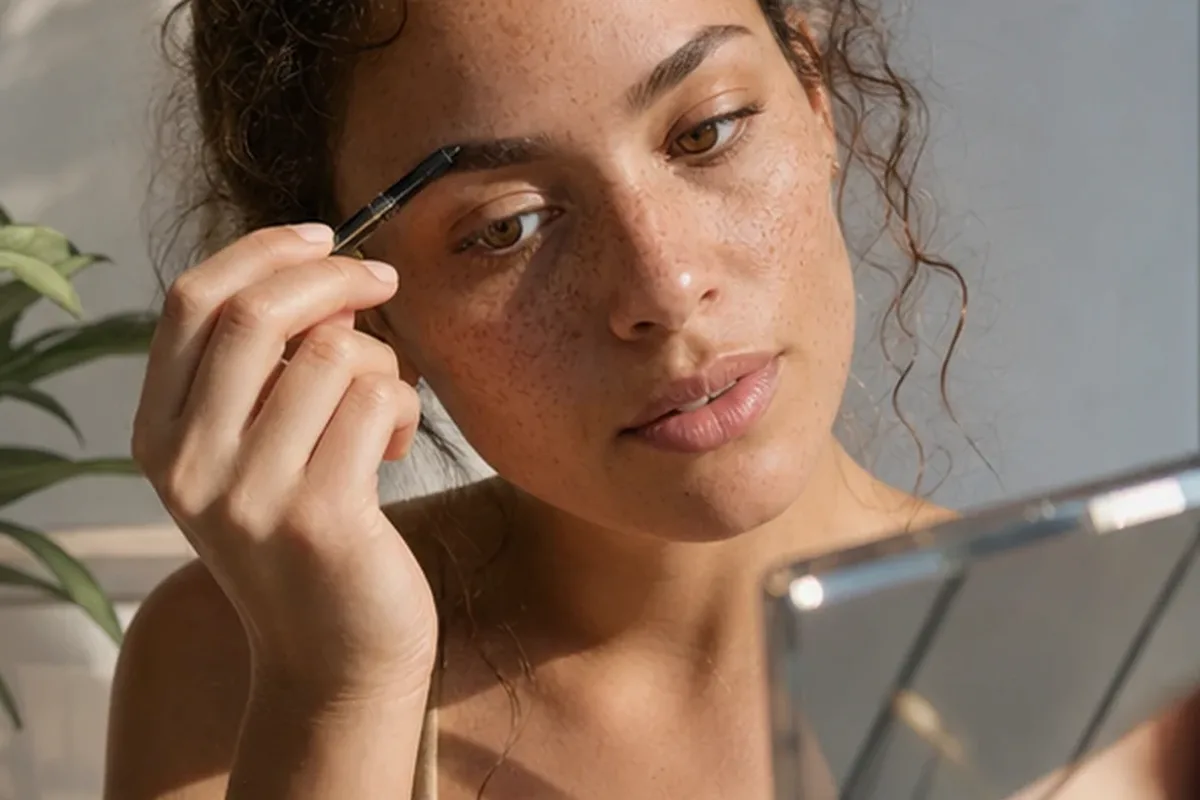 Authentischer Wohlfühlmoment passend zum Beauty-Thema Primer für empfindliche Haut