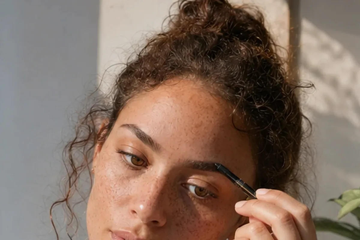 Authentische Beauty-Routine passend zum Thema Puder für trockene Haut
