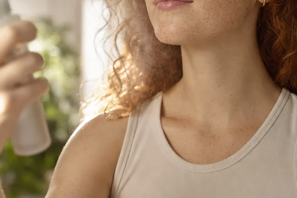 Authentischer Wohlfühlmoment passend zum Beauty-Thema Chemisches Peeling für fettige Haut