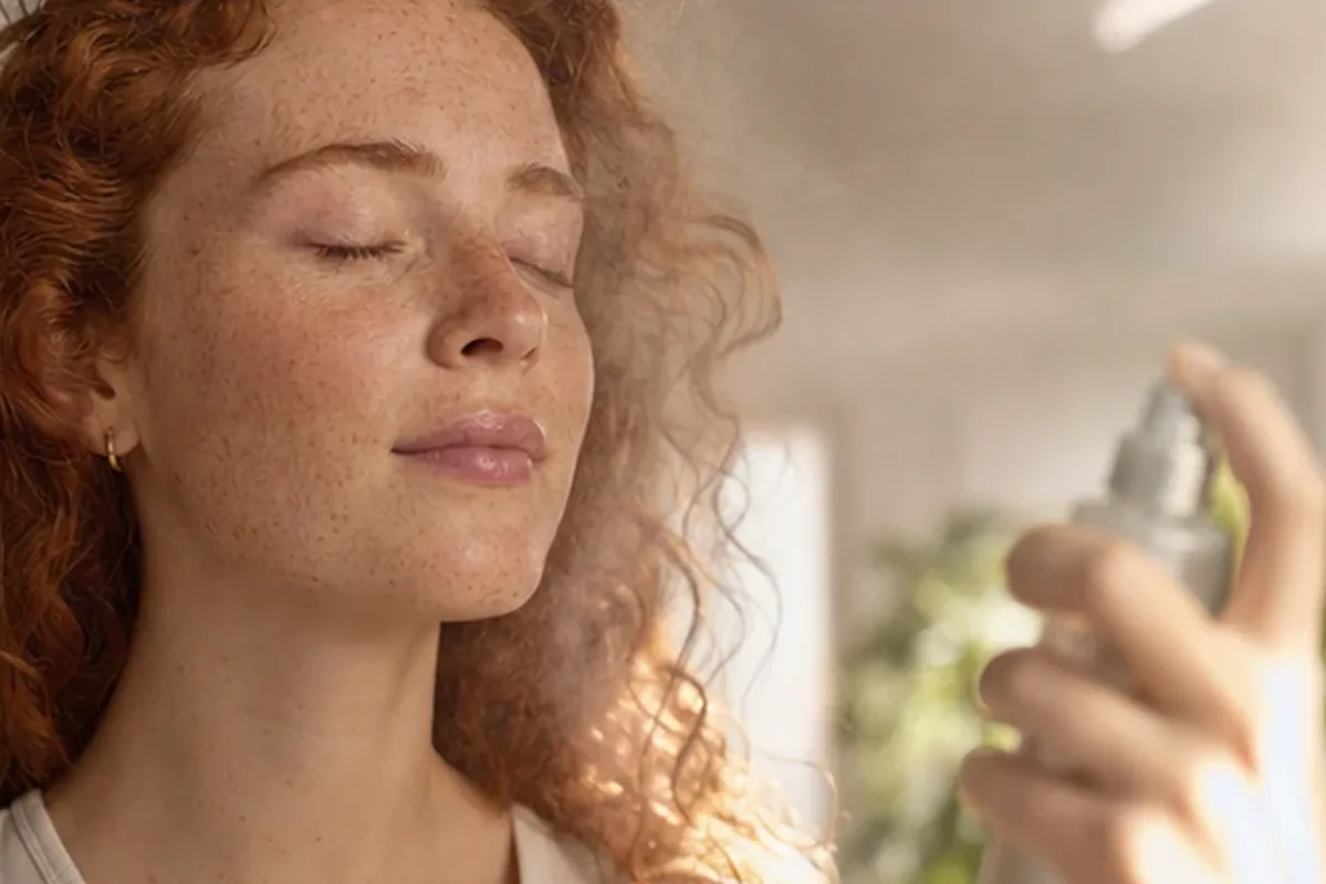 Redaktioneller Beauty-Moment zur Ausgangslage bei Augenpflege bei Rötungen