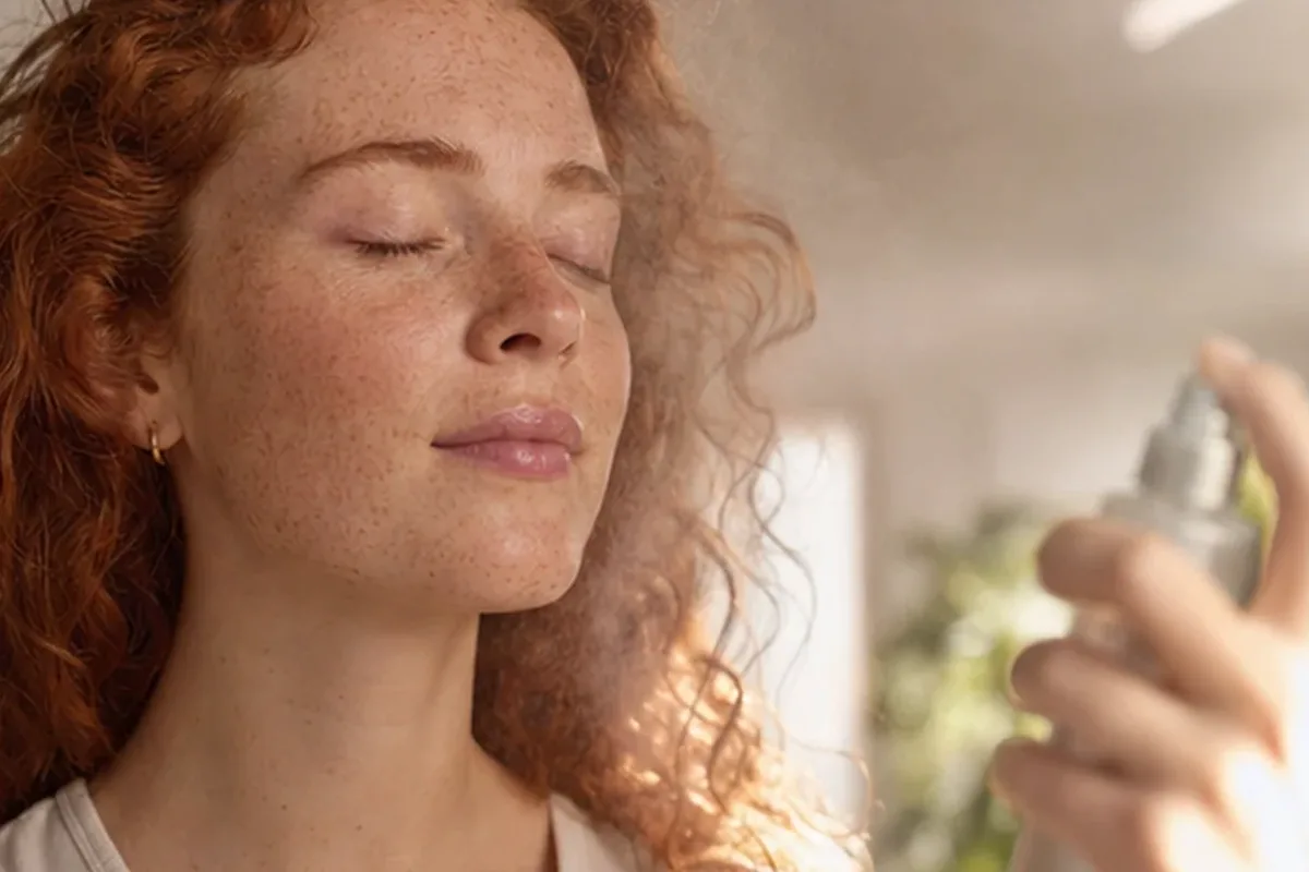Authentische Beauty-Routine passend zum Thema Vitamin-C-Serum für fettige Haut