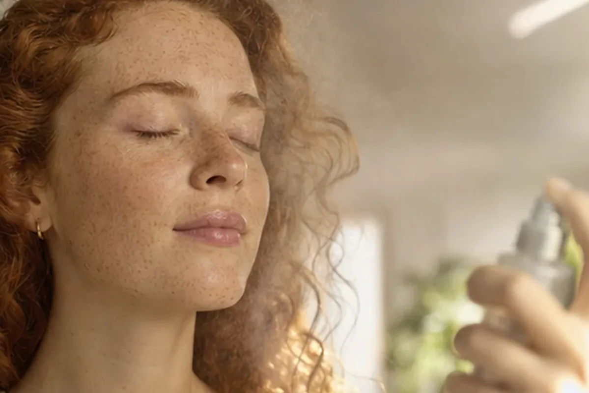 Authentischer Wohlfühlmoment passend zum Beauty-Thema Sonnenschutz für Mischhaut