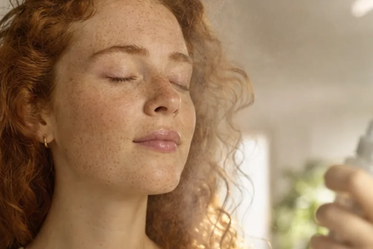 Redaktioneller Beauty-Moment zur Ausgangslage bei Sonnenschutz bei Rötungen