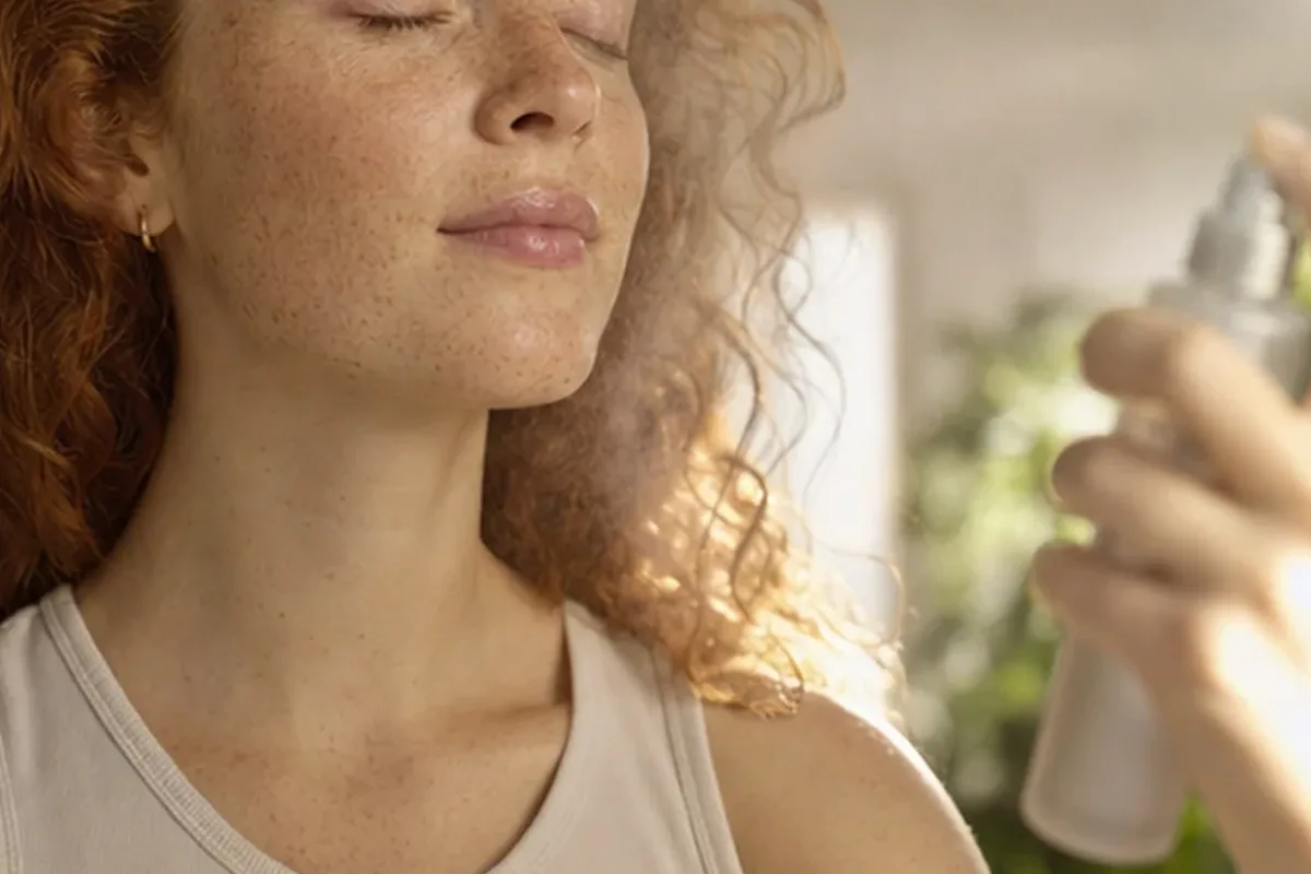Authentischer Wohlfühlmoment passend zum Beauty-Thema Sonnenschutz bei Rötungen