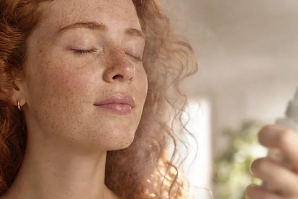 Emotionaler und authentischer Anwendungsmoment rund um Vitamin-C-Serum bei Pigmentflecken