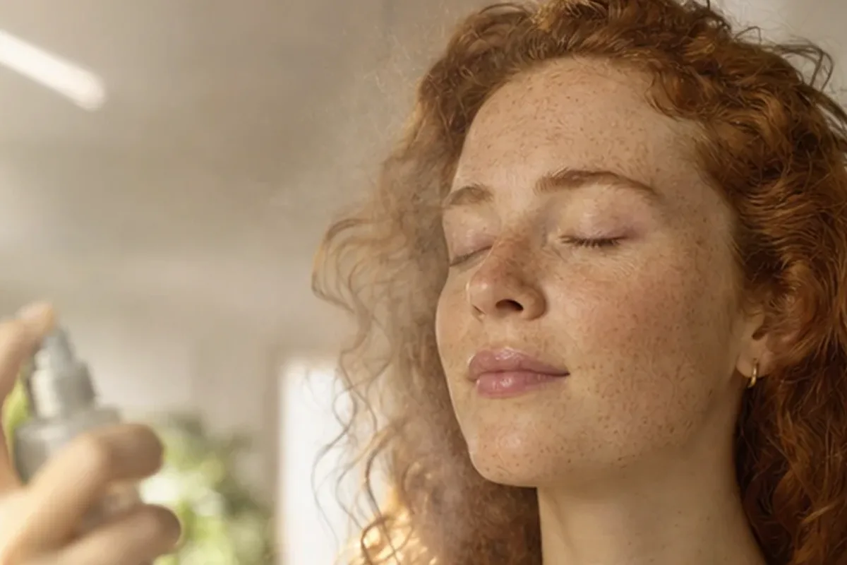 Authentischer Wohlfühlmoment passend zum Beauty-Thema Chemisches Peeling bei Rötungen