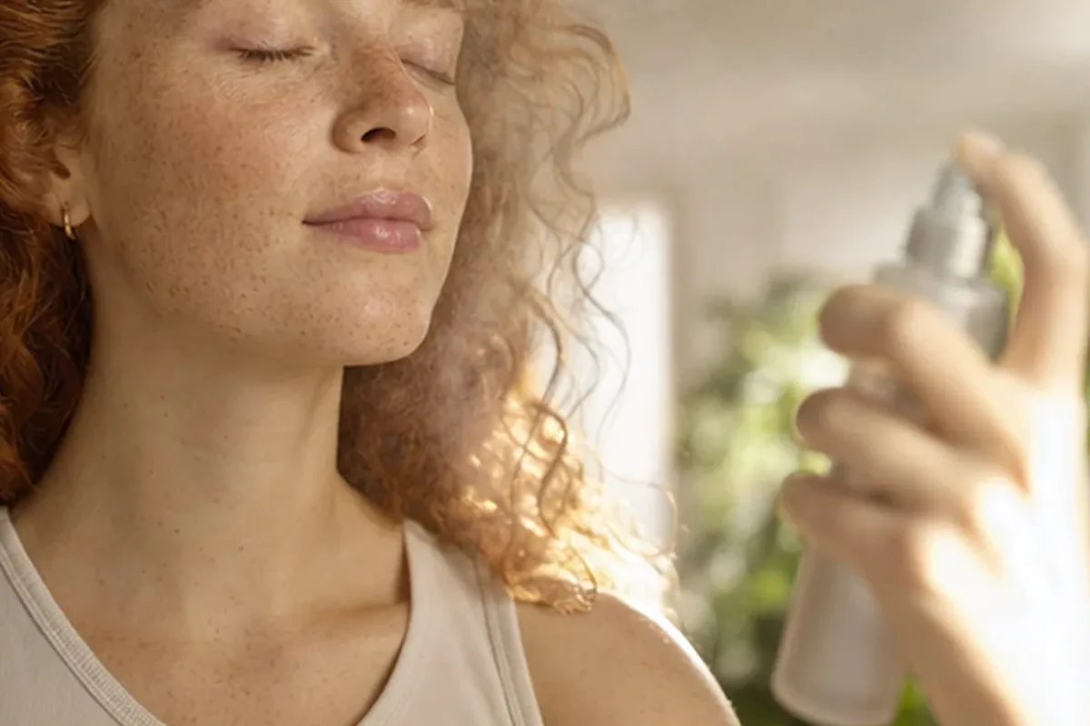 Authentische Beauty-Routine passend zum Thema Sonnenschutz bei Rötungen