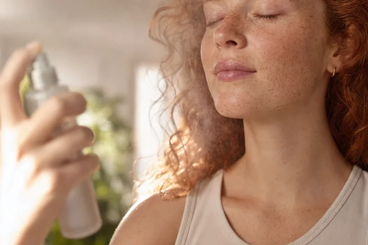 Authentische Beauty-Routine passend zum Thema Hyaluron-Serum für Mischhaut