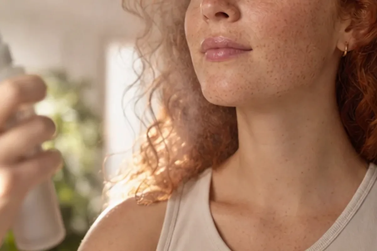 Emotionaler und authentischer Anwendungsmoment rund um Hyaluron-Serum bei ersten Fältchen