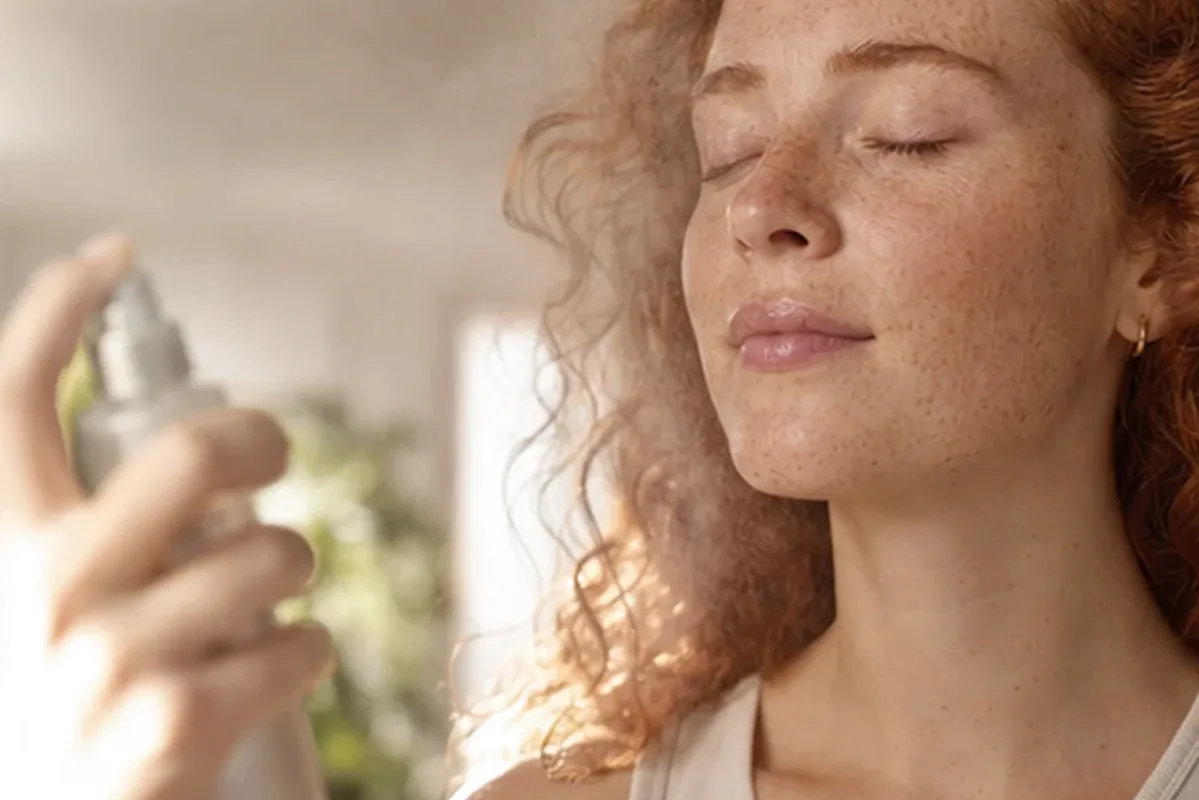 Authentischer Wohlfühlmoment passend zum Beauty-Thema Mizellenwasser bei Rötungen