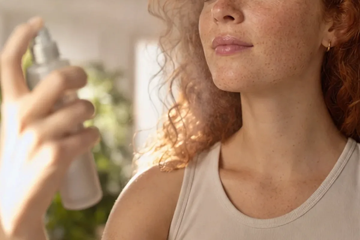 Authentischer Wohlfühlmoment passend zum Beauty-Thema Anti-Aging-Routine bei Rötungen