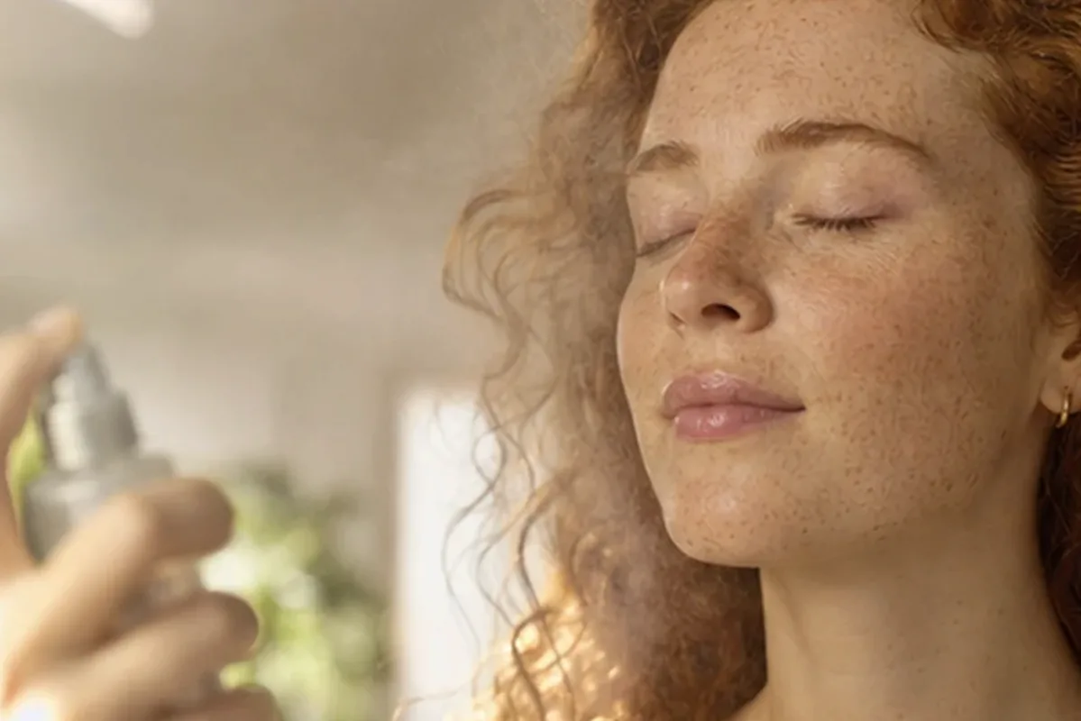 Emotionaler und authentischer Anwendungsmoment rund um Hyaluron-Serum für unreine Haut