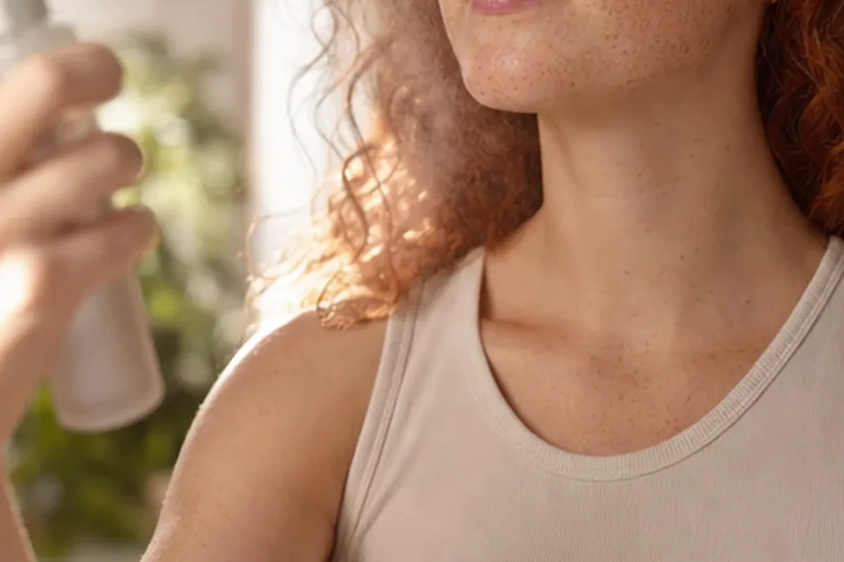 Authentischer Wohlfühlmoment passend zum Beauty-Thema Hautbarriere-Pflege für unreine Haut