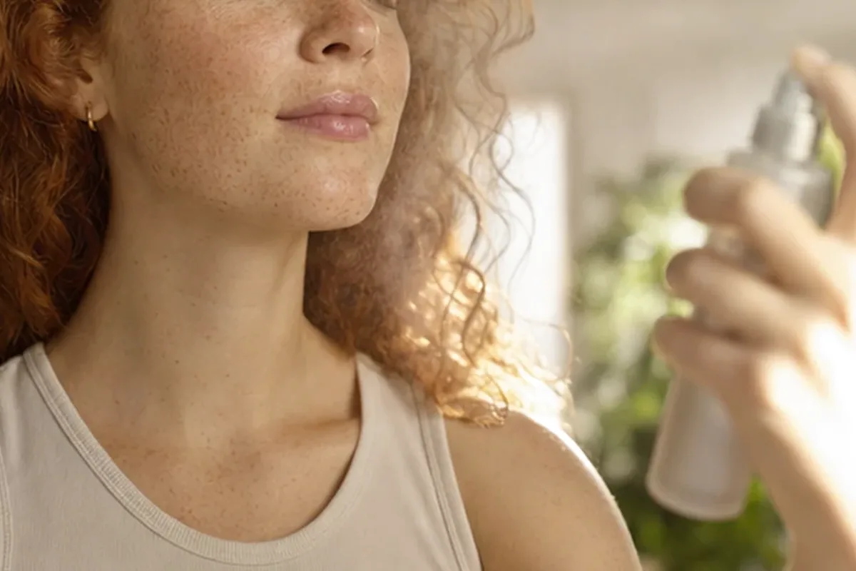 Redaktionelle Detailaufnahme zur Orientierung bei Anti-Aging-Routine für Mischhaut