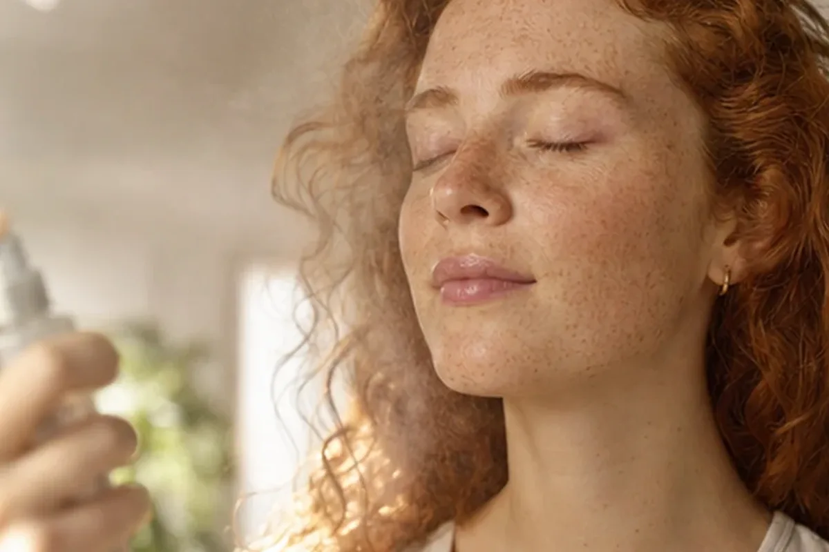 Authentische Beauty-Routine passend zum Thema Gesichtsreinigung bei Pigmentflecken