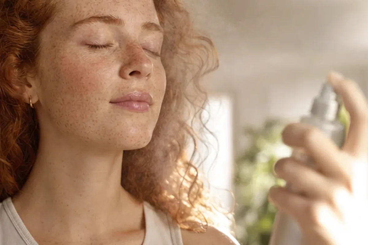 Authentische Beauty-Routine passend zum Thema Hautbarriere-Pflege bei ersten Fältchen