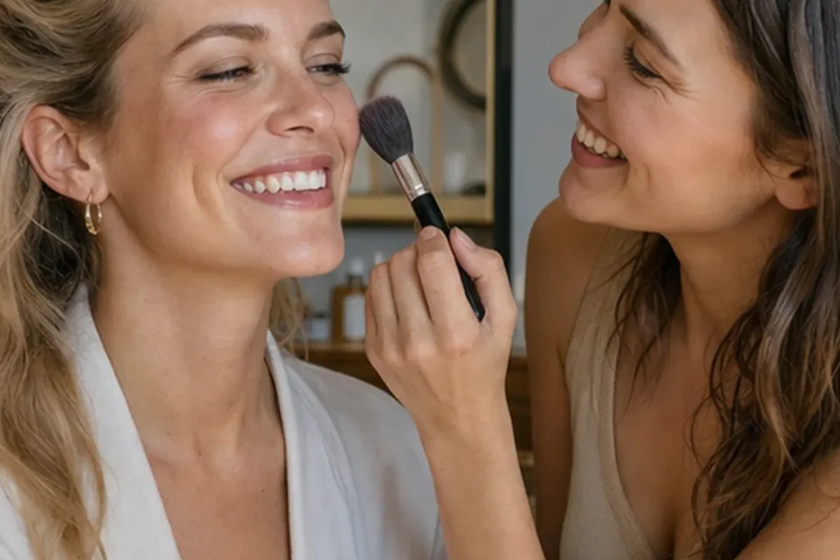 Authentische Beauty-Routine passend zum Thema Skin Tint bei Rötungen