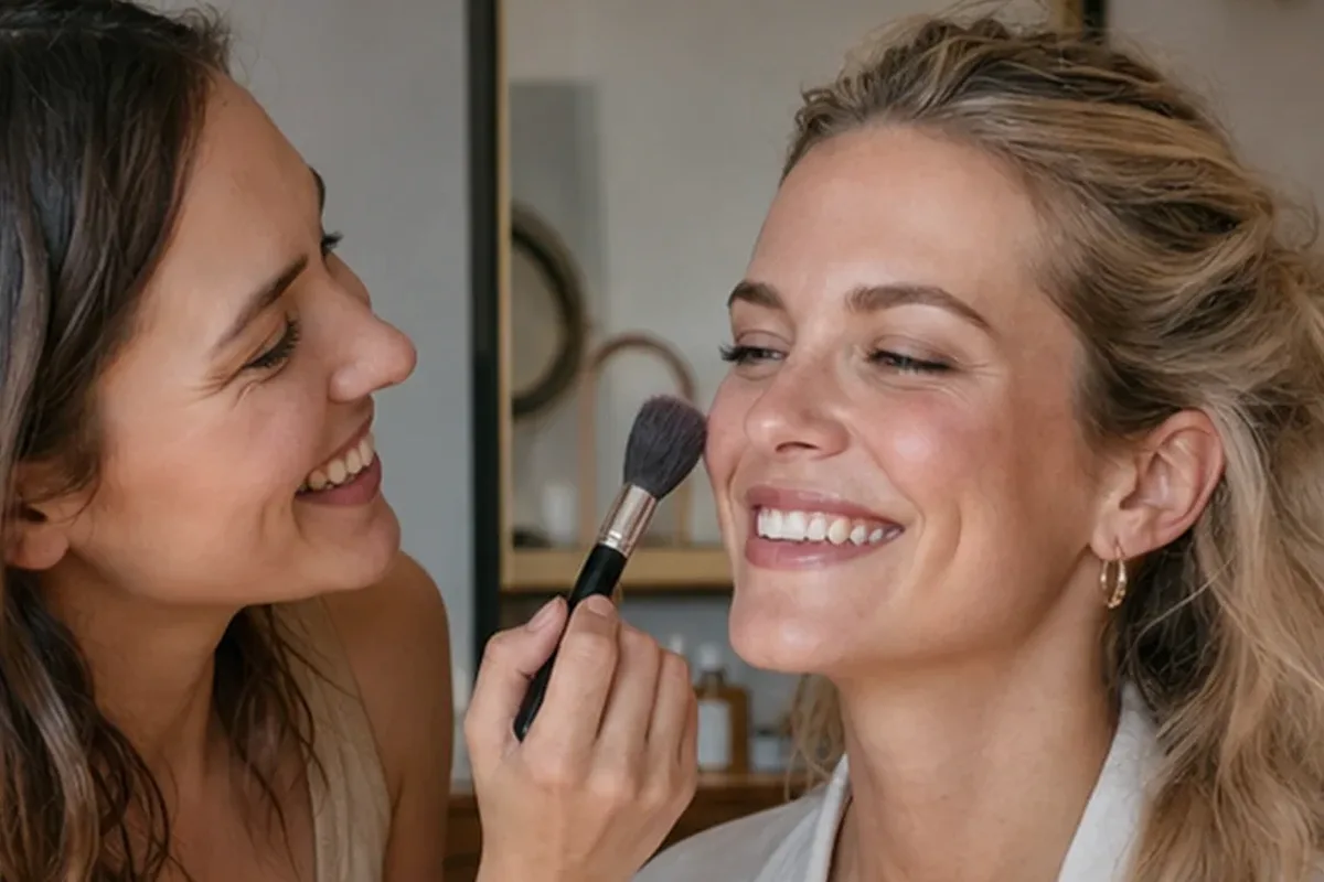 Redaktionelle Detailaufnahme zur Orientierung bei Highlighter für empfindliche Haut