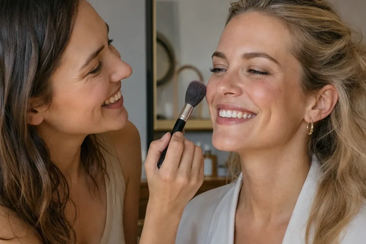 Authentische Beauty-Routine passend zum Thema Lip Tint für trockene Haut