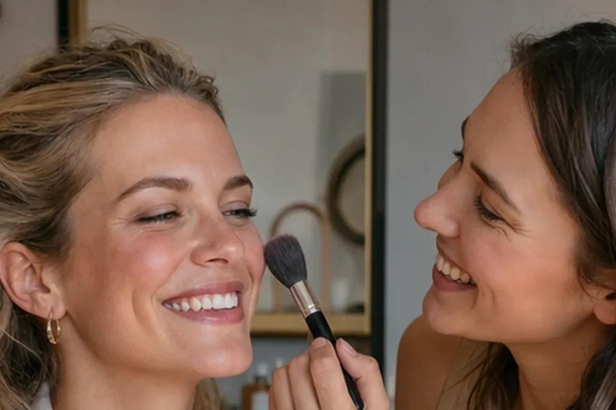Redaktioneller Beauty-Moment zur Ausgangslage bei Highlighter bei Rötungen
