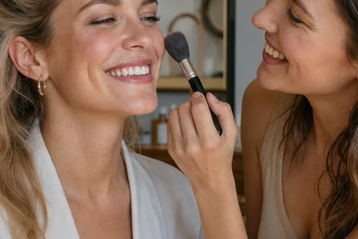 Authentischer Wohlfühlmoment passend zum Beauty-Thema Eyeliner für einen natürlichen Look